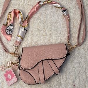Chic Pink Crossbody Bag